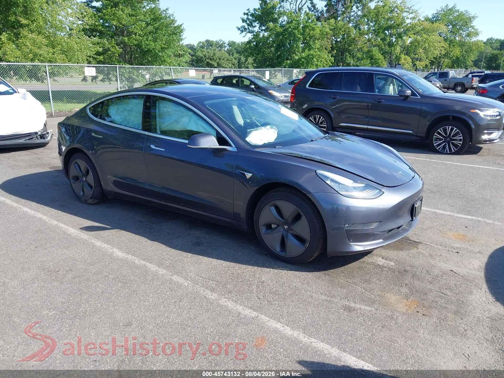 2020 TESLA MODEL 3 — VIN 5YJ3E1EB8LF744286