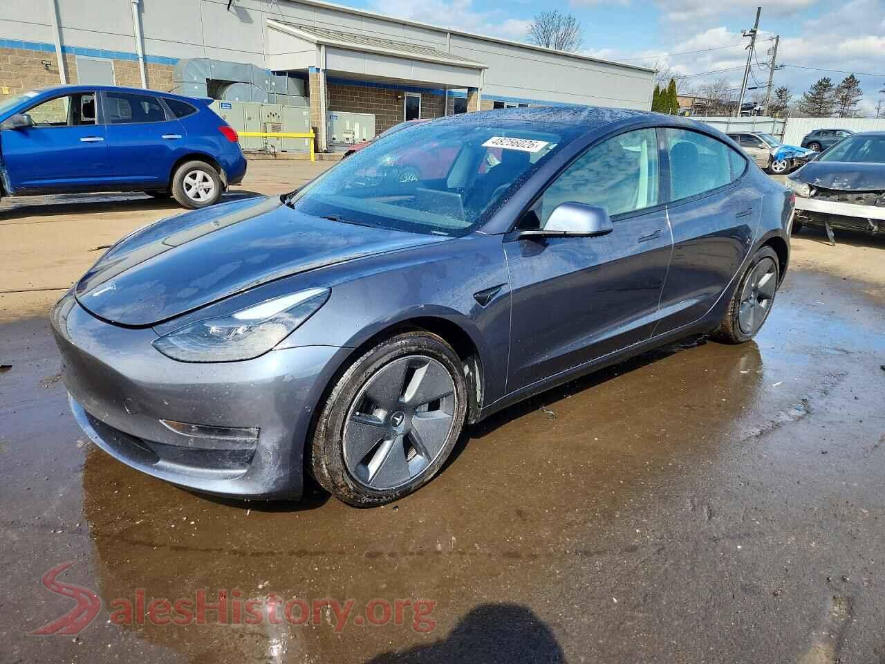 2021 TESLA MODEL 3 — VIN 5YJ3E1EB8MF012872