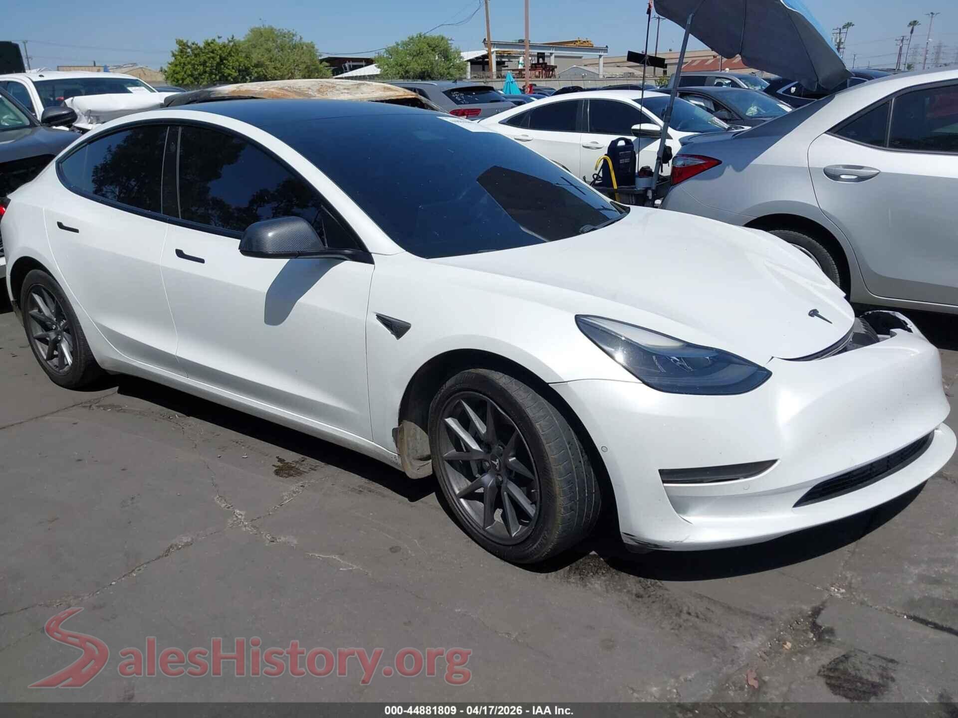 2021 TESLA MODEL 3 — VIN 5YJ3E1EB8MF072683