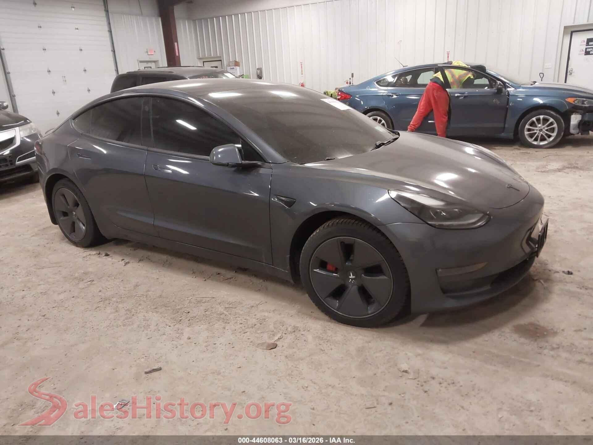 2021 TESLA MODEL 3 — VIN 5YJ3E1EB8MF973973