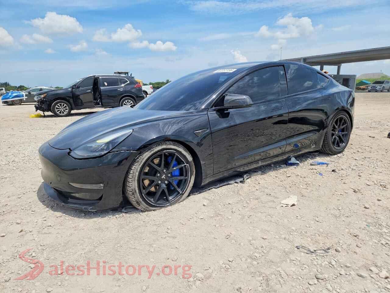 2022 TESLA MODEL 3 — VIN 5YJ3E1EB8NF198639