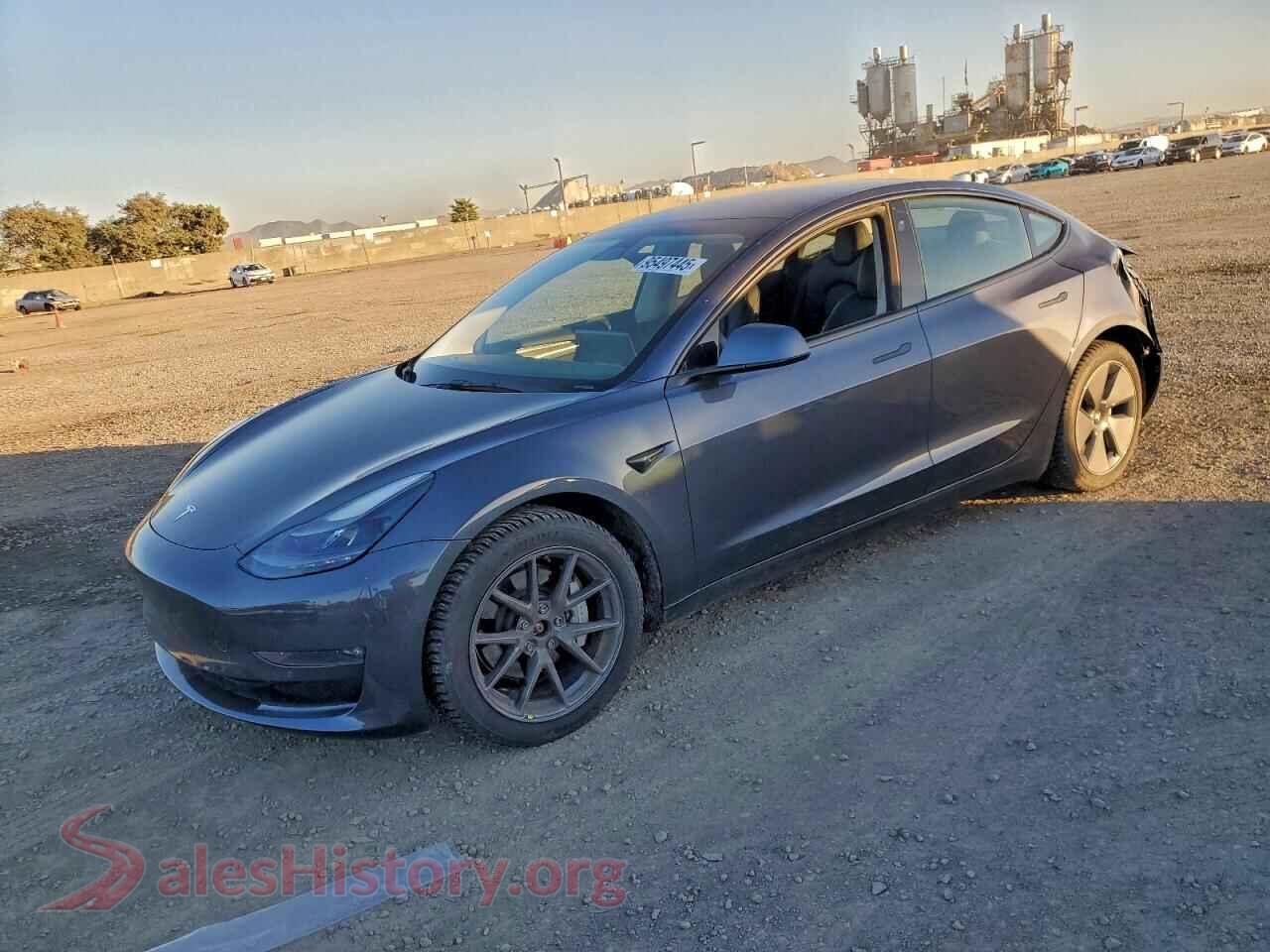 2022 TESLA MODEL 3 — VIN 5YJ3E1EB8NF276806
