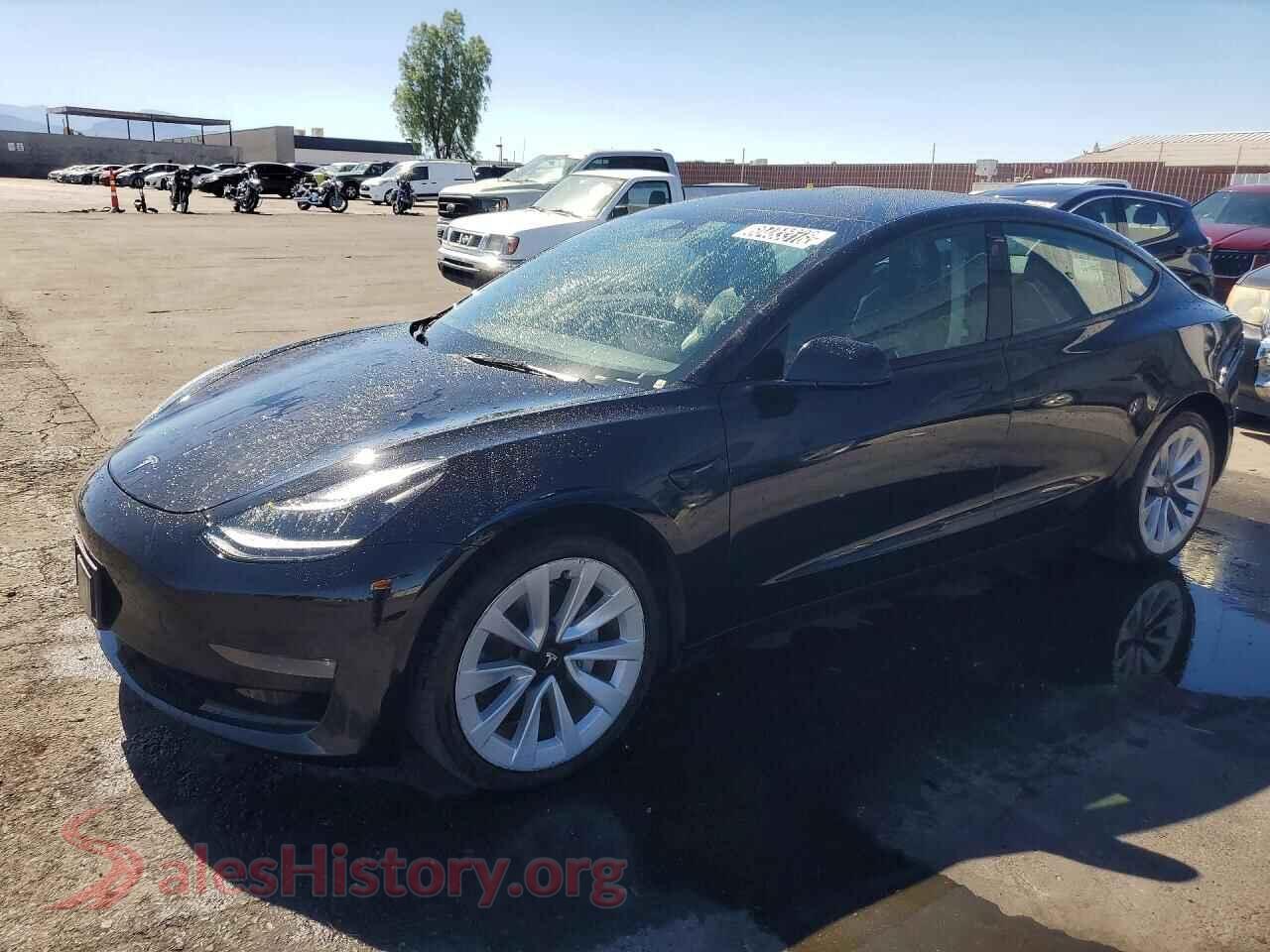 2022 TESLA MODEL 3 — VIN 5YJ3E1EB8NF305124