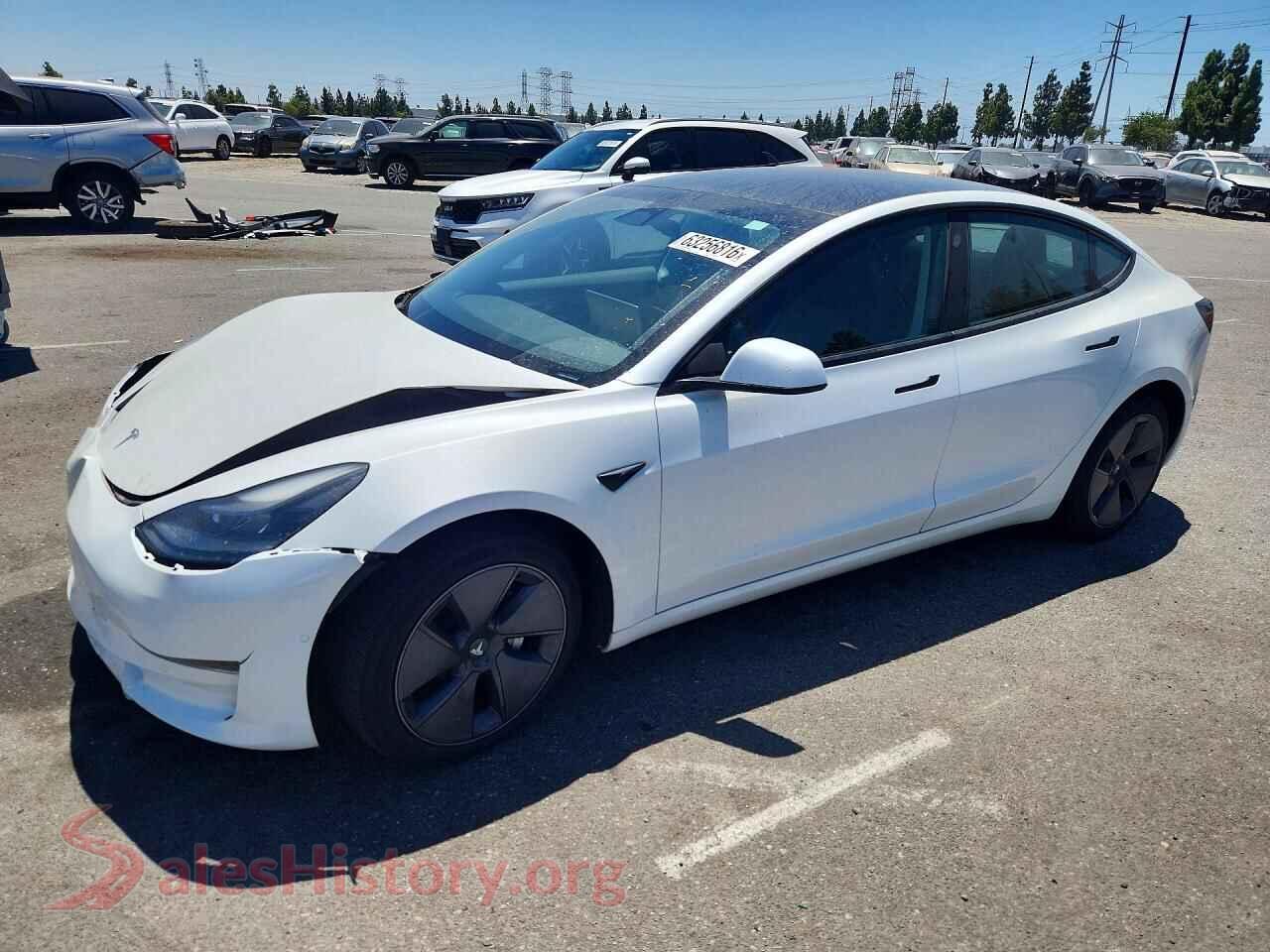 2022 TESLA MODEL 3 — VIN 5YJ3E1EB8NF362231