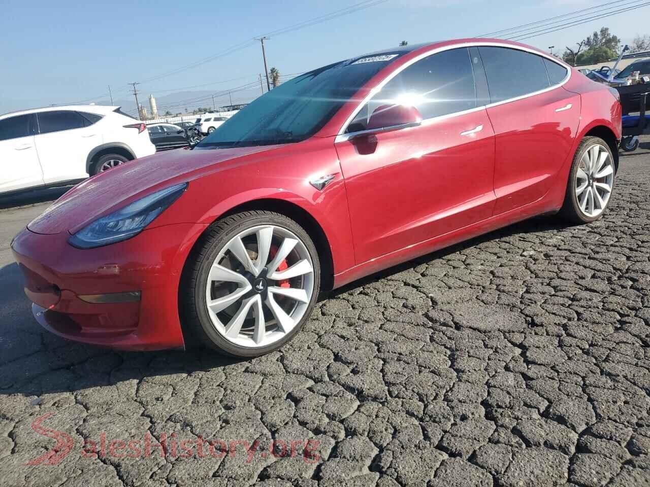 2018 TESLA MODEL 3 — VIN 5YJ3E1EB9JF063342