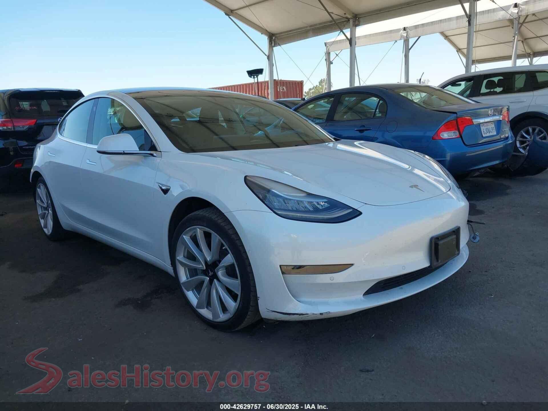 2018 TESLA MODEL 3 — VIN 5YJ3E1EB9JF085339