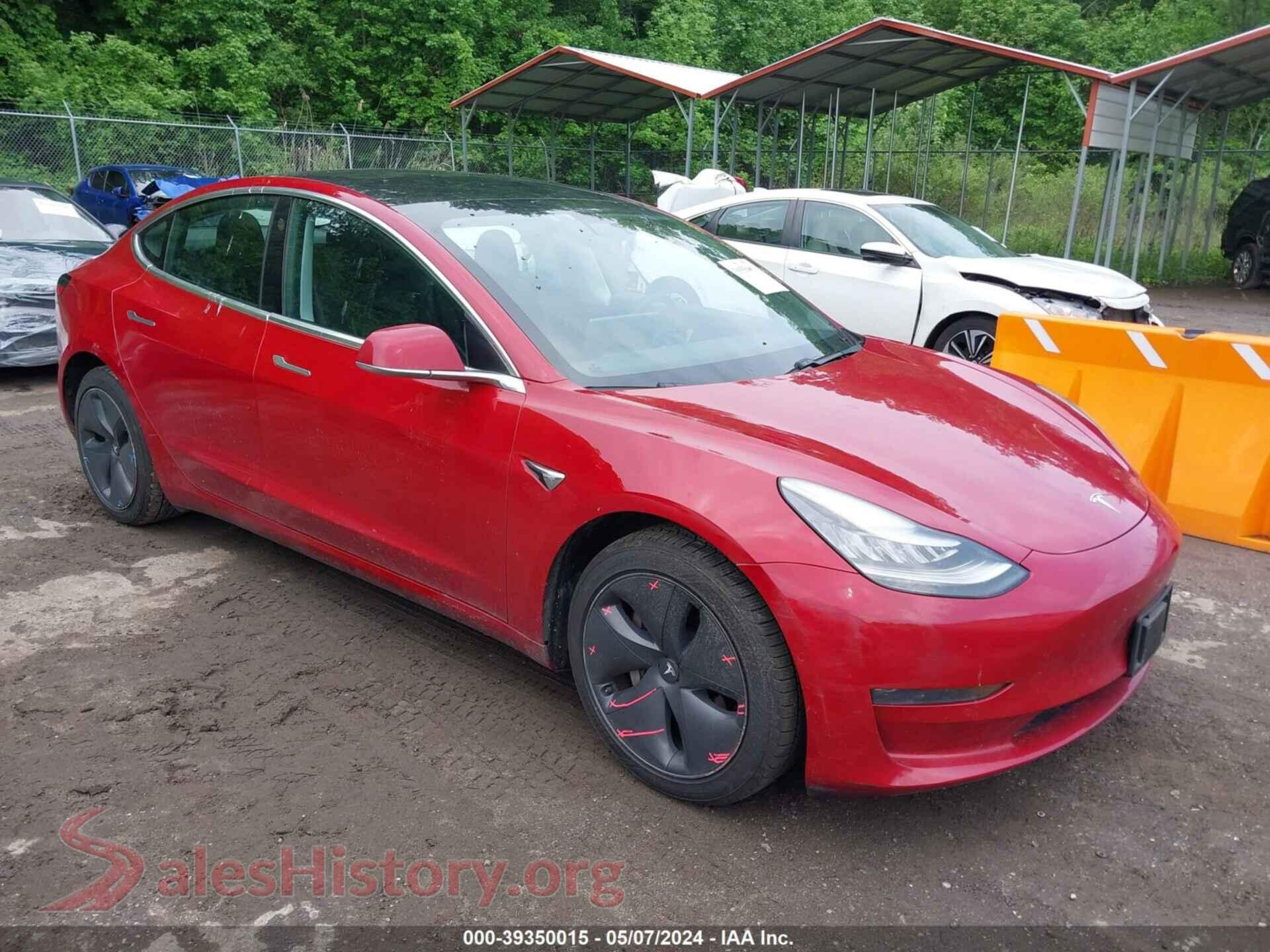 2019 TESLA MODEL 3 — VIN 5YJ3E1EB9KF464827