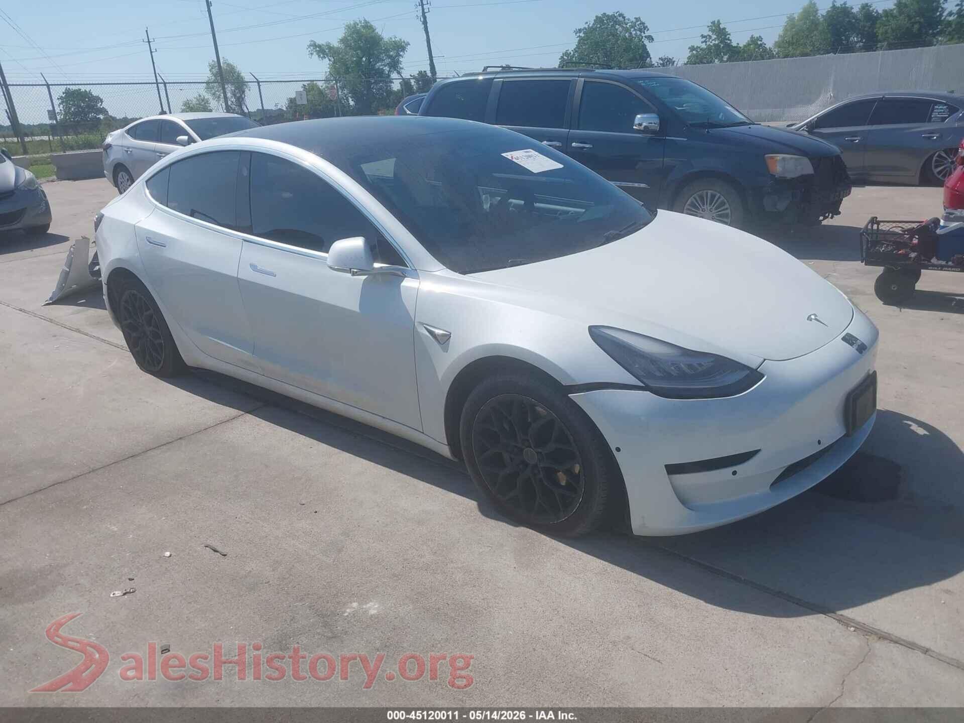 2020 TESLA MODEL 3 — VIN 5YJ3E1EB9LF742661