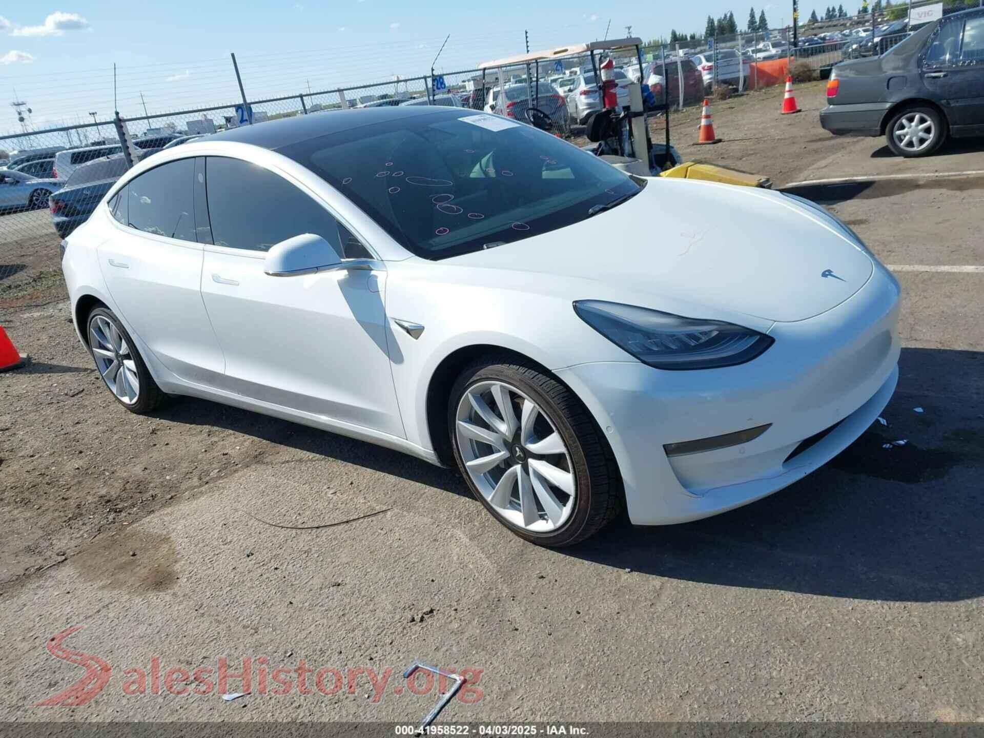 2020 TESLA MODEL 3 — VIN 5YJ3E1EB9LF783131