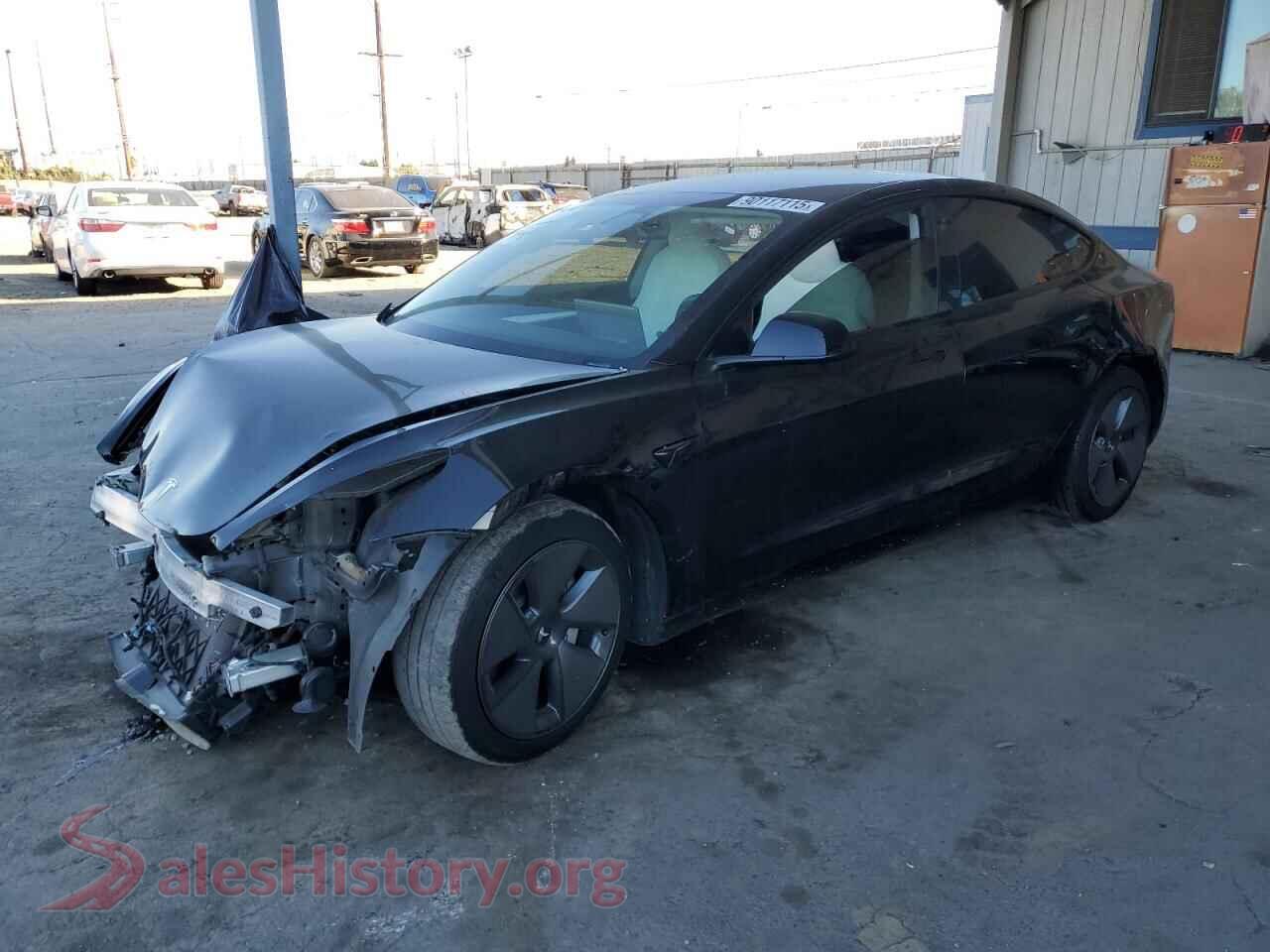 2021 TESLA MODEL 3 — VIN 5YJ3E1EB9MF056363