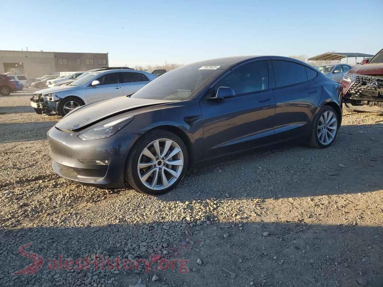2021 TESLA MODEL 3 — VIN 5YJ3E1EB9MF874661