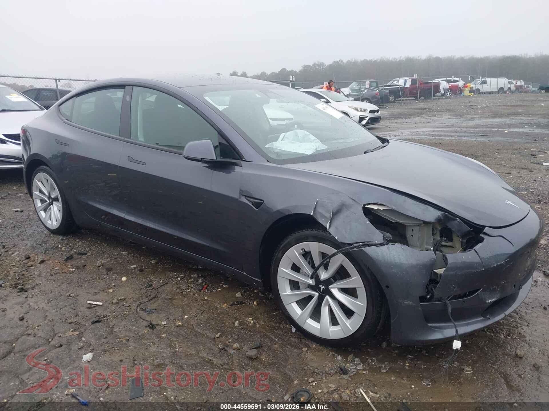 2021 TESLA MODEL 3 — VIN 5YJ3E1EB9MF924281