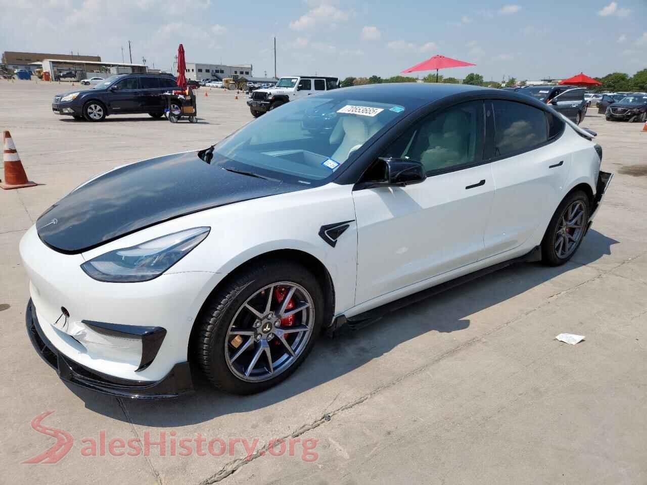 2022 TESLA MODEL 3 — VIN 5YJ3E1EB9NF228912