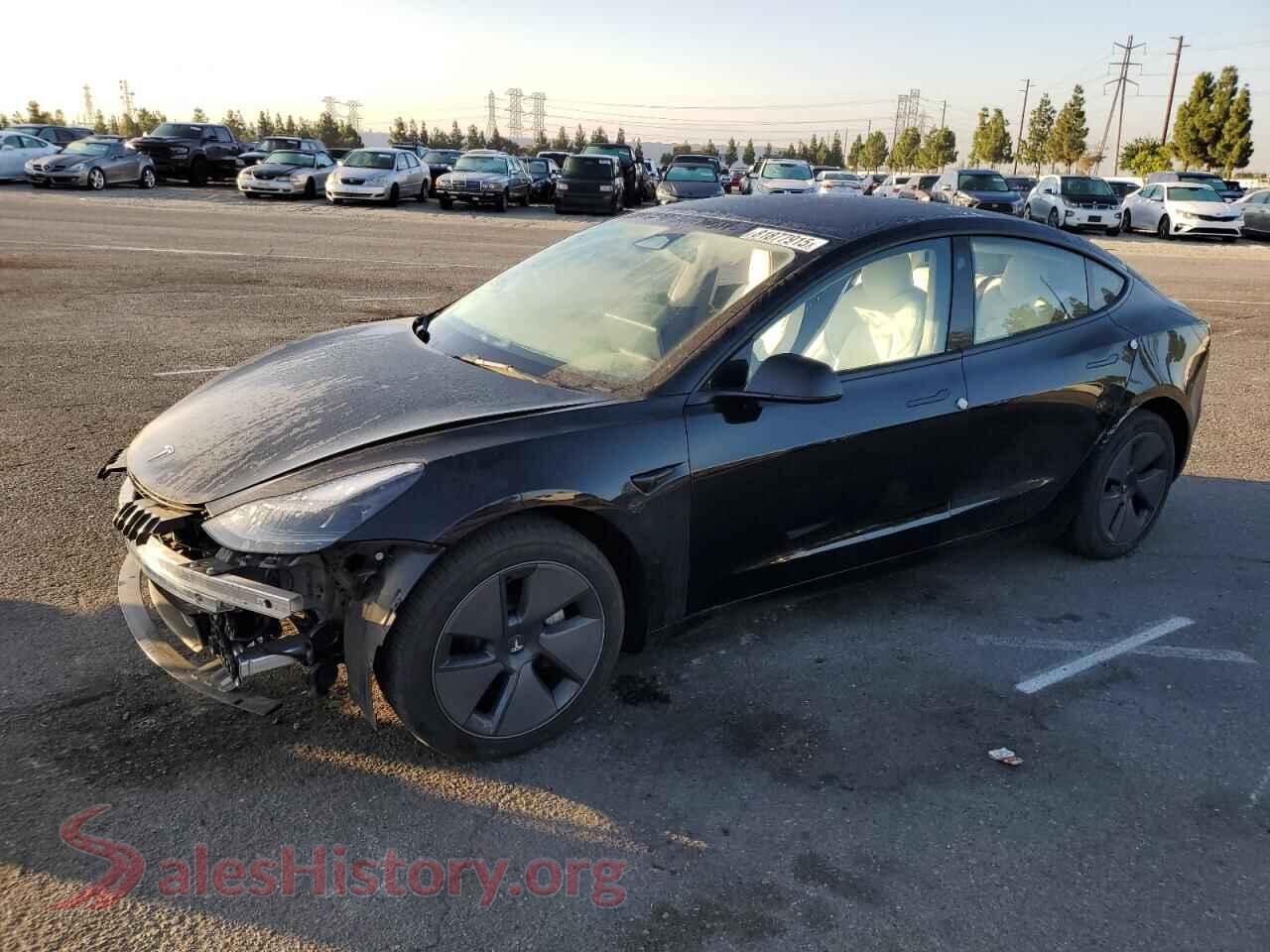 2023 TESLA MODEL 3 — VIN 5YJ3E1EB9PF677770