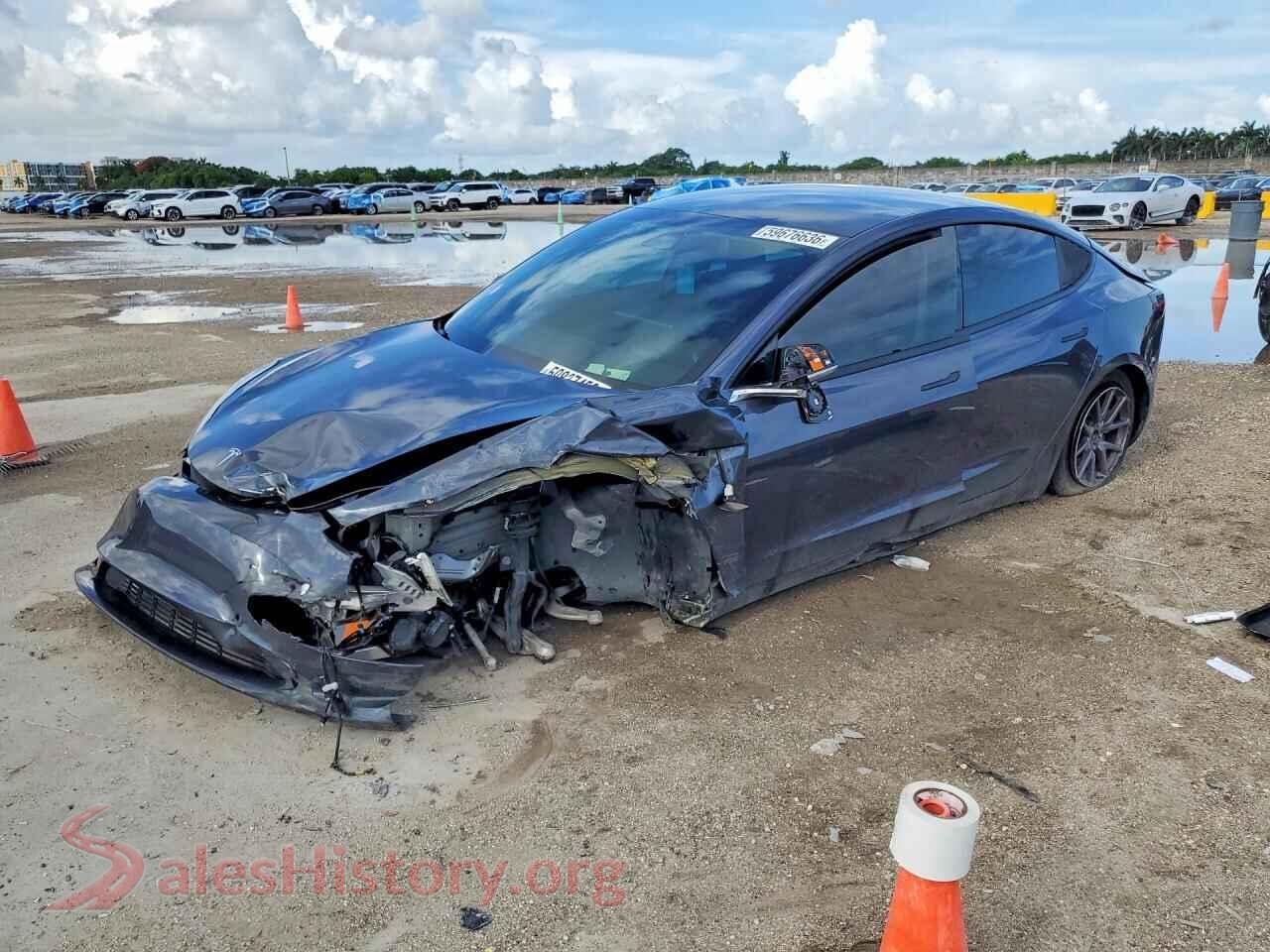 2020 TESLA MODEL 3 — VIN 5YJ3E1EBXLF786992