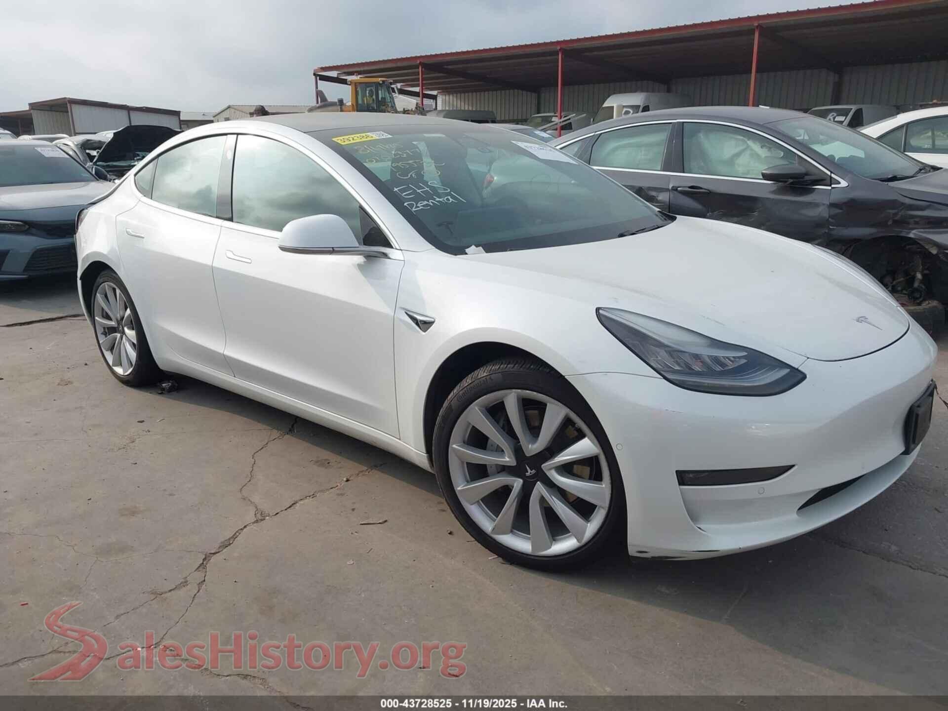 2020 TESLA MODEL 3 — VIN 5YJ3E1EBXLF795532