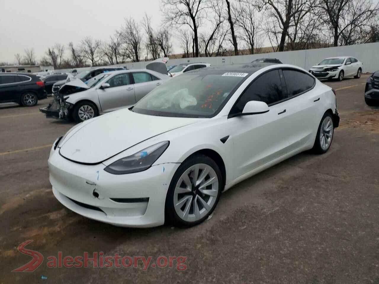 2021 TESLA MODEL 3 — VIN 5YJ3E1EBXMF906758