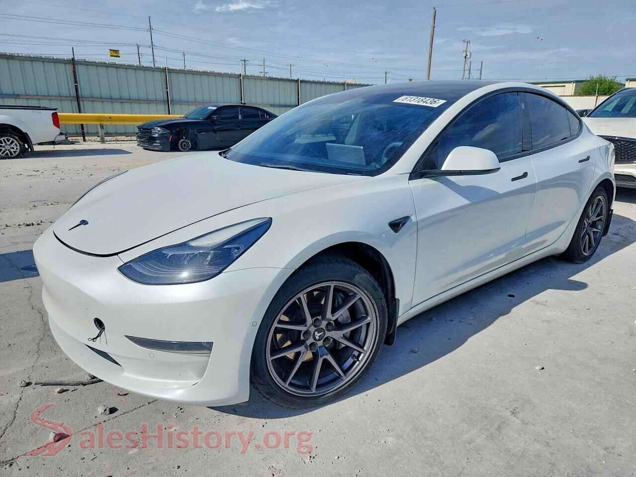 2022 TESLA MODEL 3 — VIN 5YJ3E1EBXNF110979