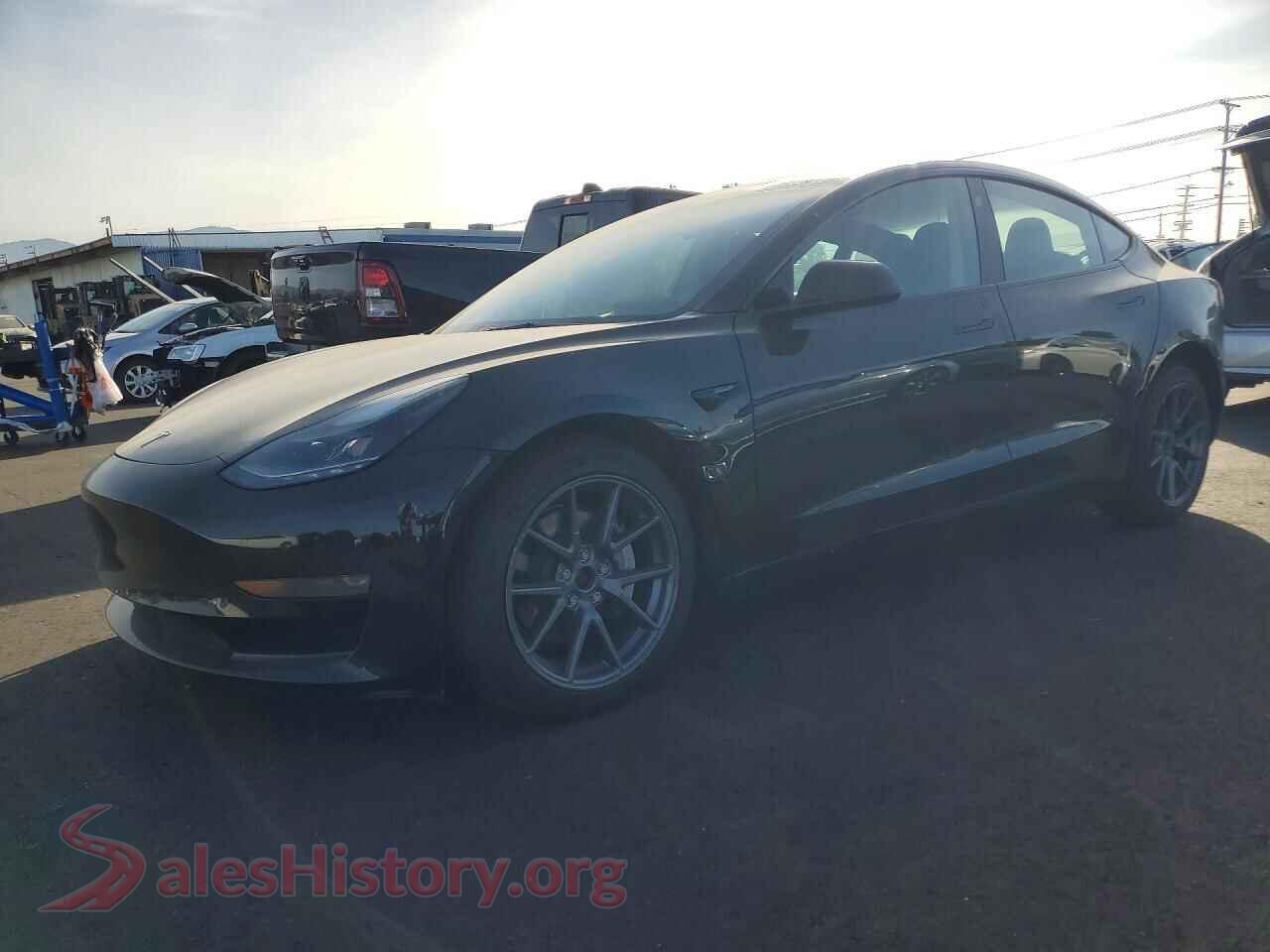 2022 TESLA MODEL 3 — VIN 5YJ3E1EBXNF198805