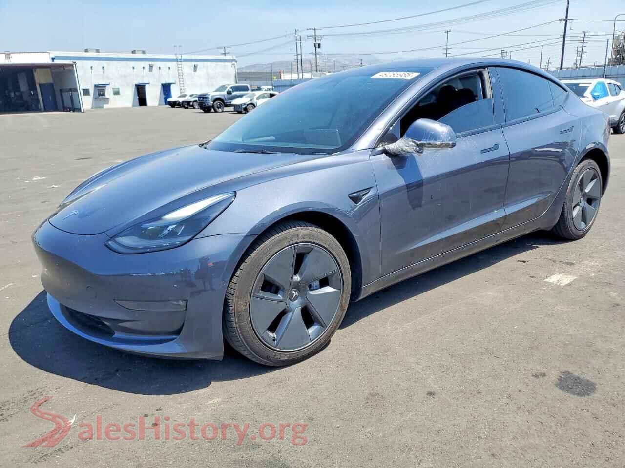 2022 TESLA MODEL 3 — VIN 5YJ3E1EBXNF233181