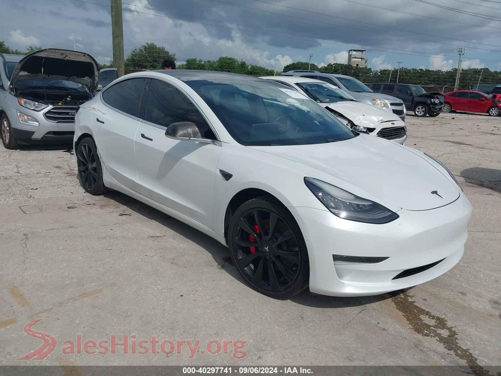 2020 TESLA MODEL 3 — VIN 5YJ3E1EC0LF603205