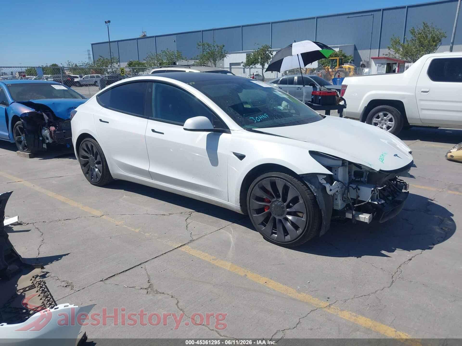 2021 TESLA MODEL 3 — VIN 5YJ3E1EC0MF049200
