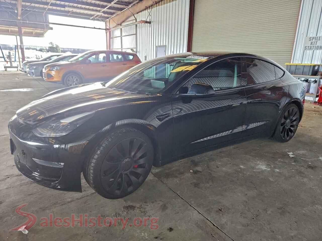 2022 TESLA MODEL 3 — VIN 5YJ3E1EC0NF239032