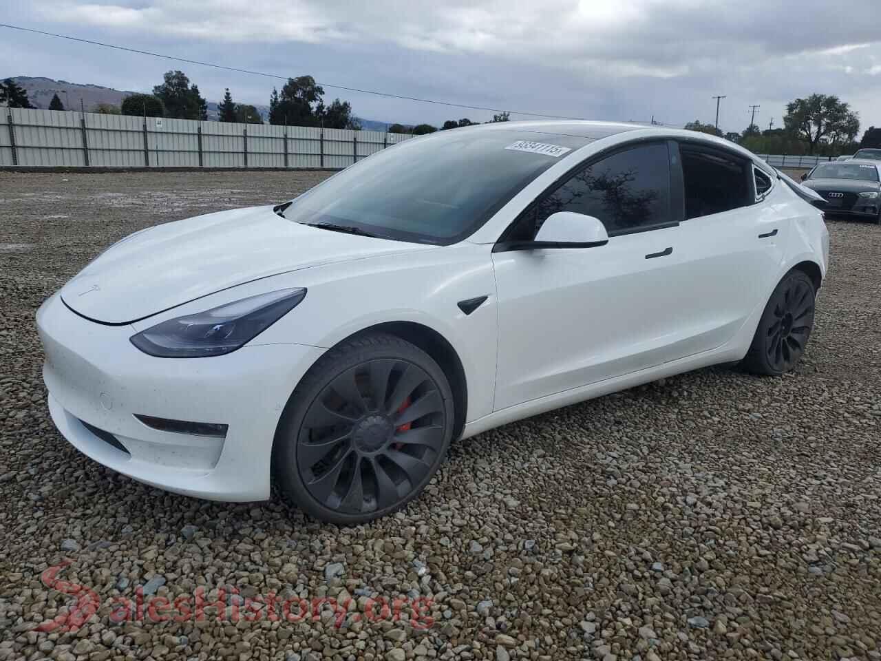 2022 TESLA MODEL 3 — VIN 5YJ3E1EC0NF328907