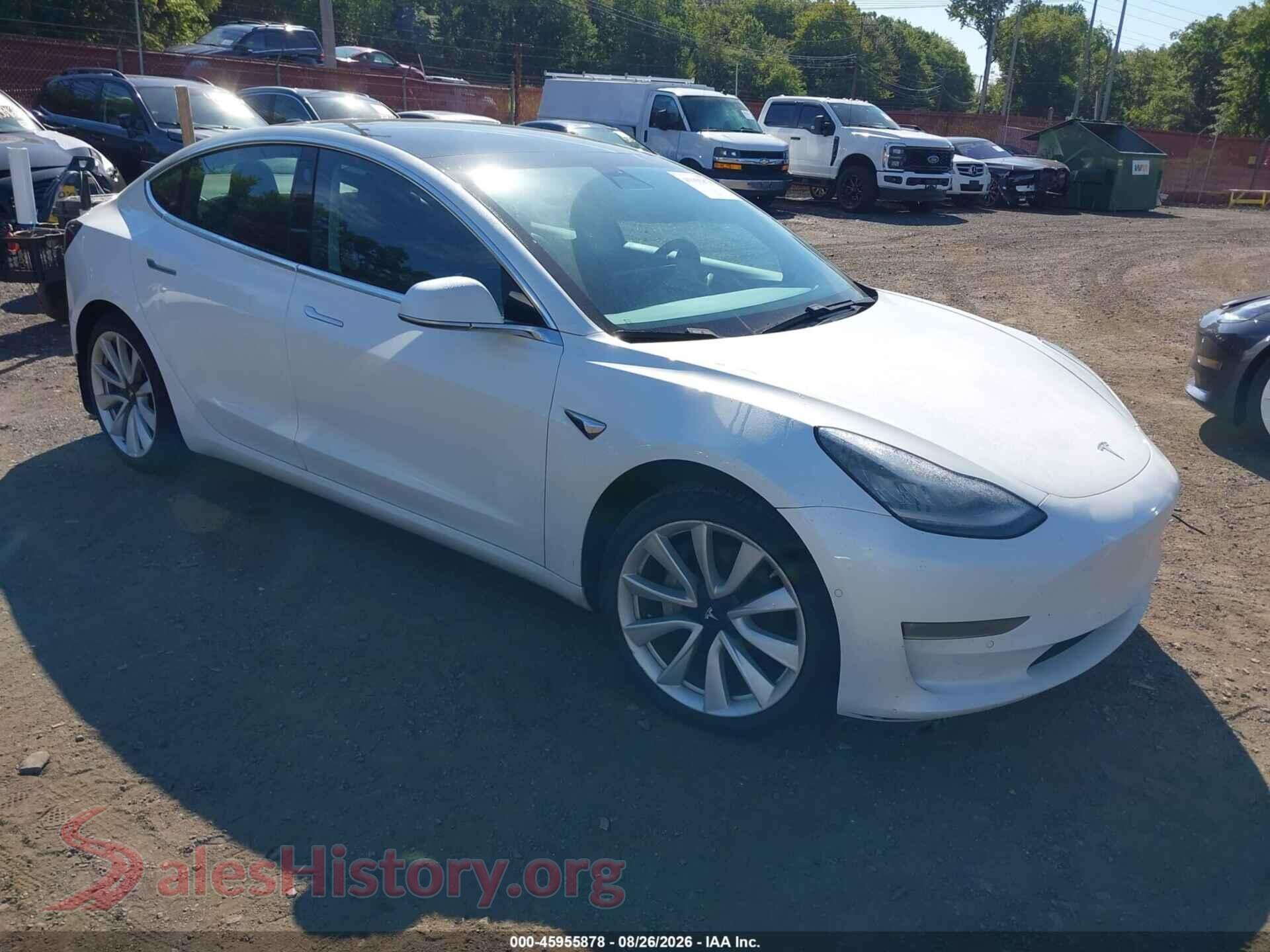 2020 TESLA MODEL 3 — VIN 5YJ3E1EC1LF587080