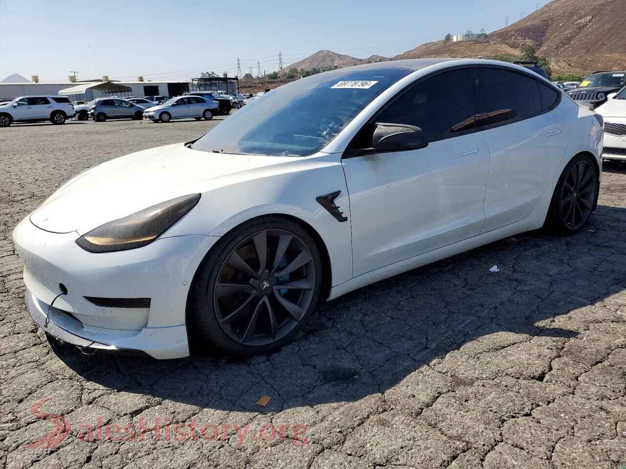 2020 TESLA MODEL 3 — VIN 5YJ3E1EC1LF714233
