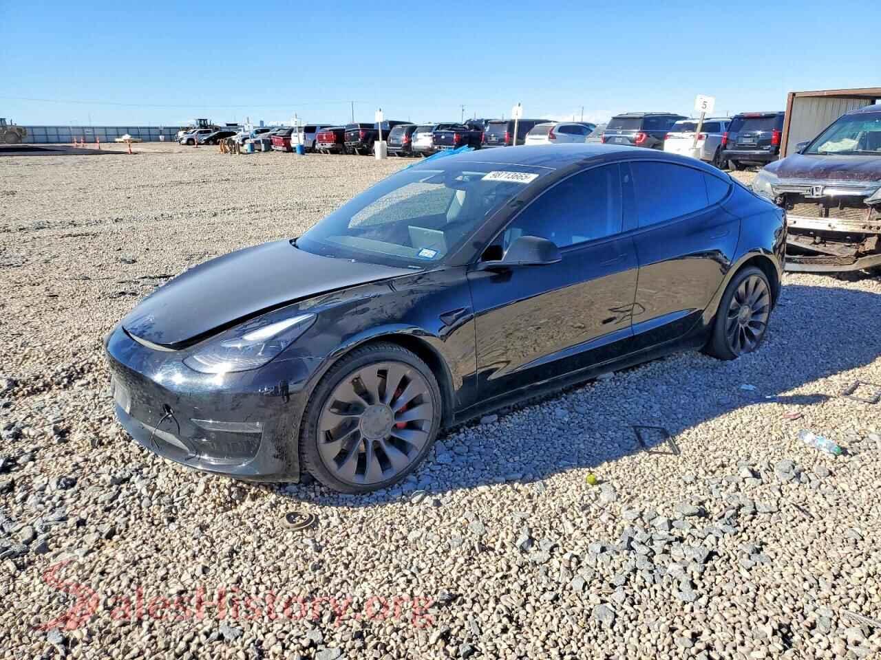 2021 TESLA MODEL 3 — VIN 5YJ3E1EC1MF091326