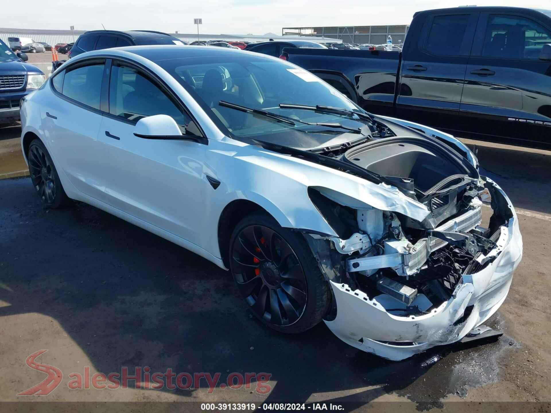 2023 TESLA MODEL 3 — VIN 5YJ3E1EC1PF616874