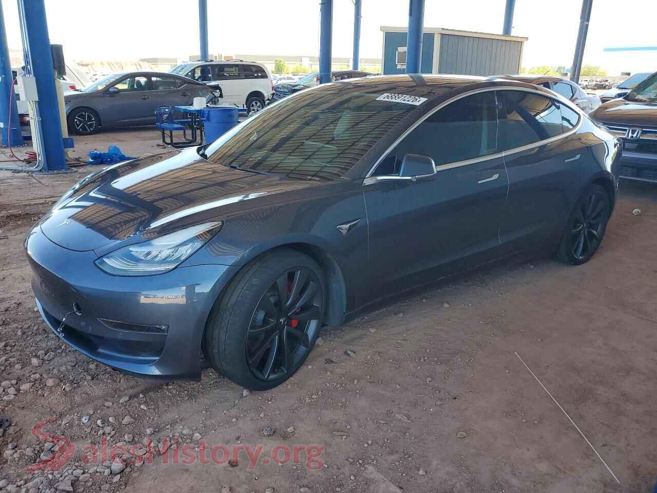 2020 TESLA MODEL 3 — VIN 5YJ3E1EC2LF736189