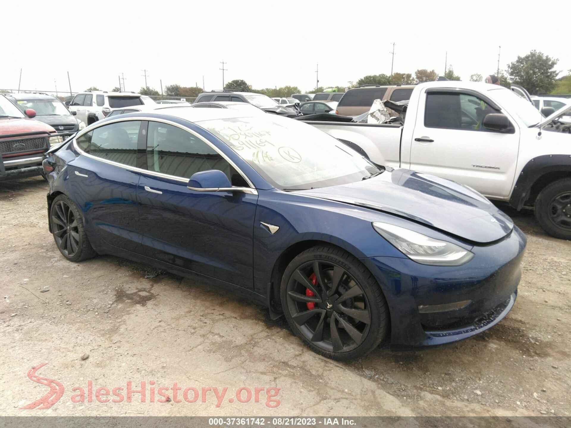2020 TESLA MODEL 3 — VIN 5YJ3E1EC3LF641169