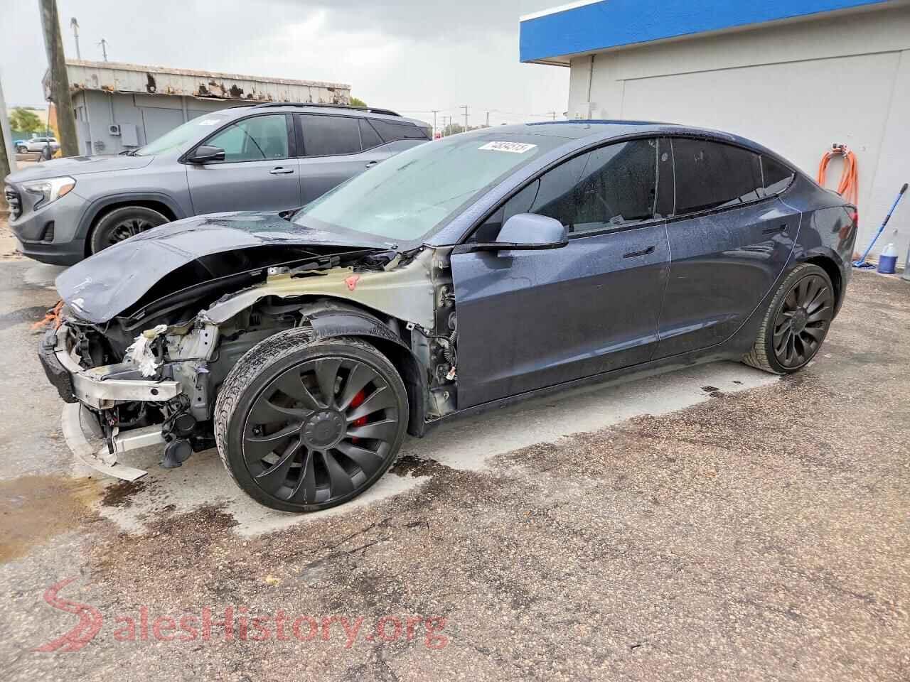 2022 TESLA MODEL 3 — VIN 5YJ3E1EC3NF195950