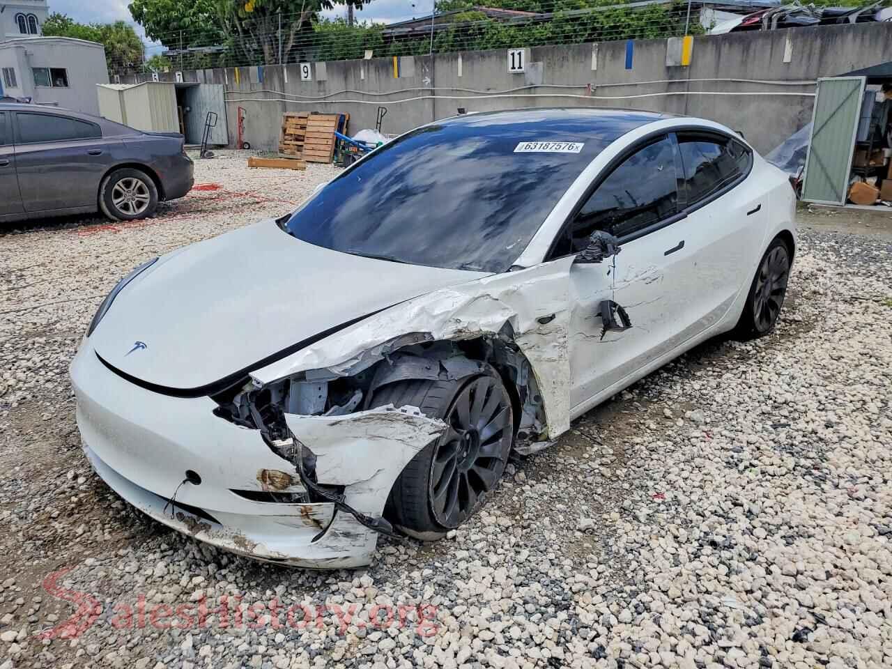 2023 TESLA MODEL 3 — VIN 5YJ3E1EC3PF409872