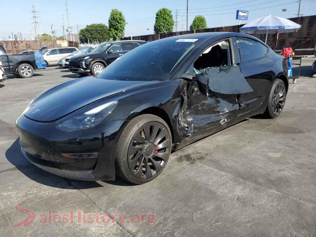 2023 TESLA MODEL 3 — VIN 5YJ3E1EC4PF578699
