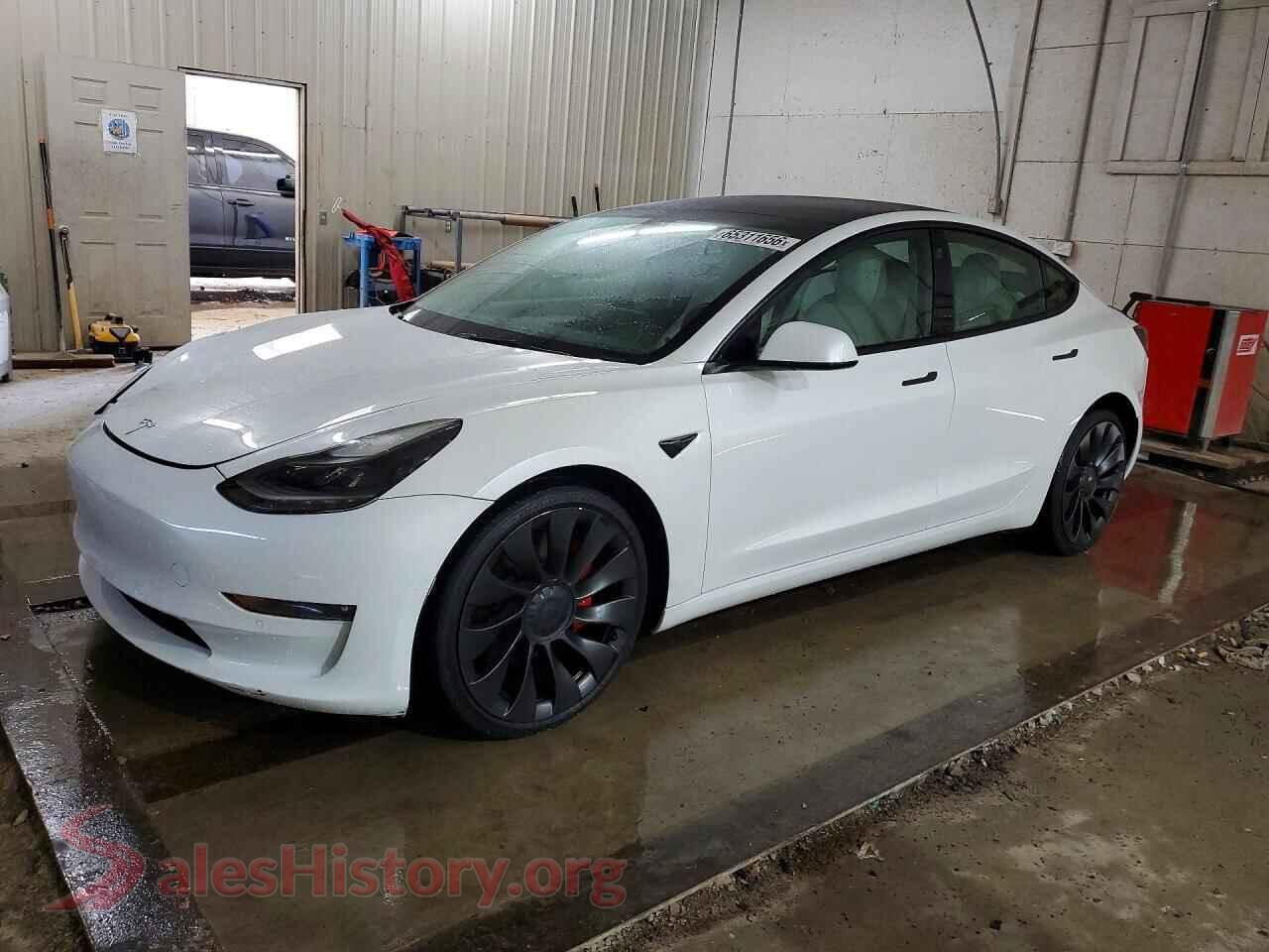 2021 TESLA MODEL 3 — VIN 5YJ3E1EC5MF095993