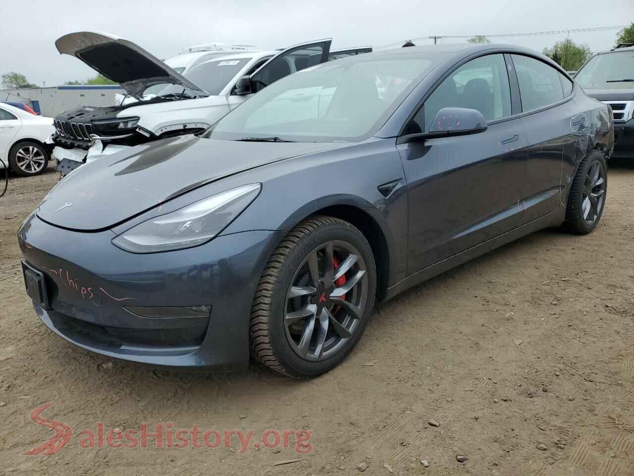 2022 TESLA MODEL 3 — VIN 5YJ3E1EC5NF328336
