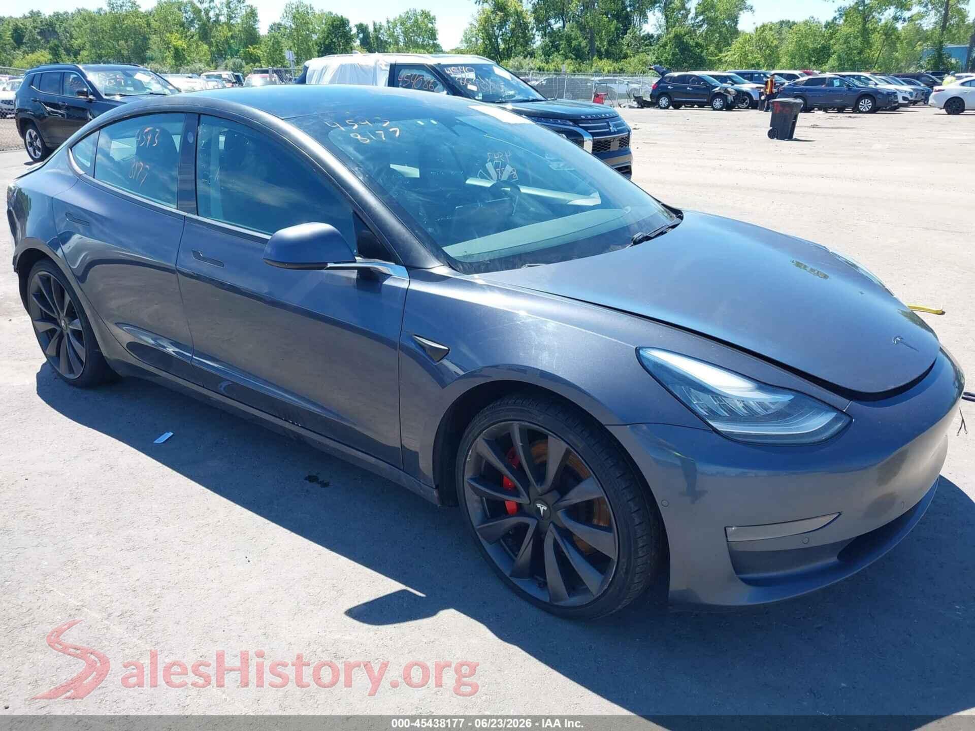 2020 TESLA MODEL 3 — VIN 5YJ3E1EC6LF713496