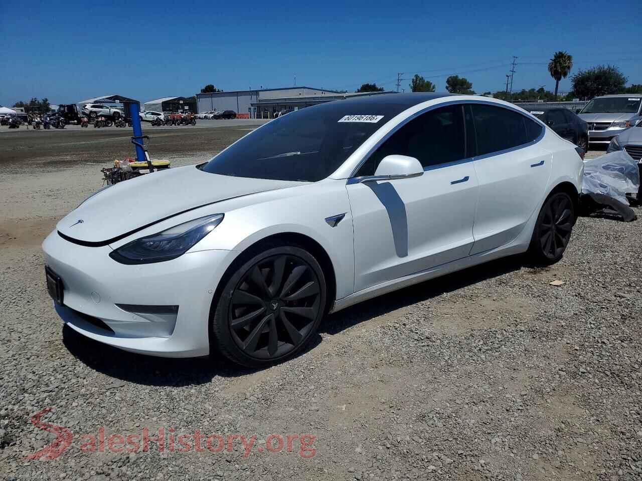 2020 TESLA MODEL 3 — VIN 5YJ3E1EC7LF624715