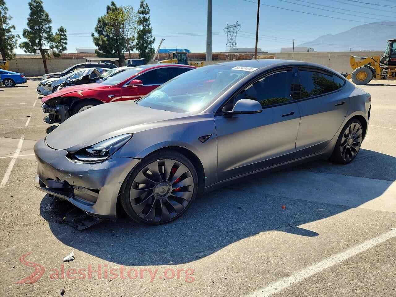 2021 TESLA MODEL 3 — VIN 5YJ3E1EC8MF025047