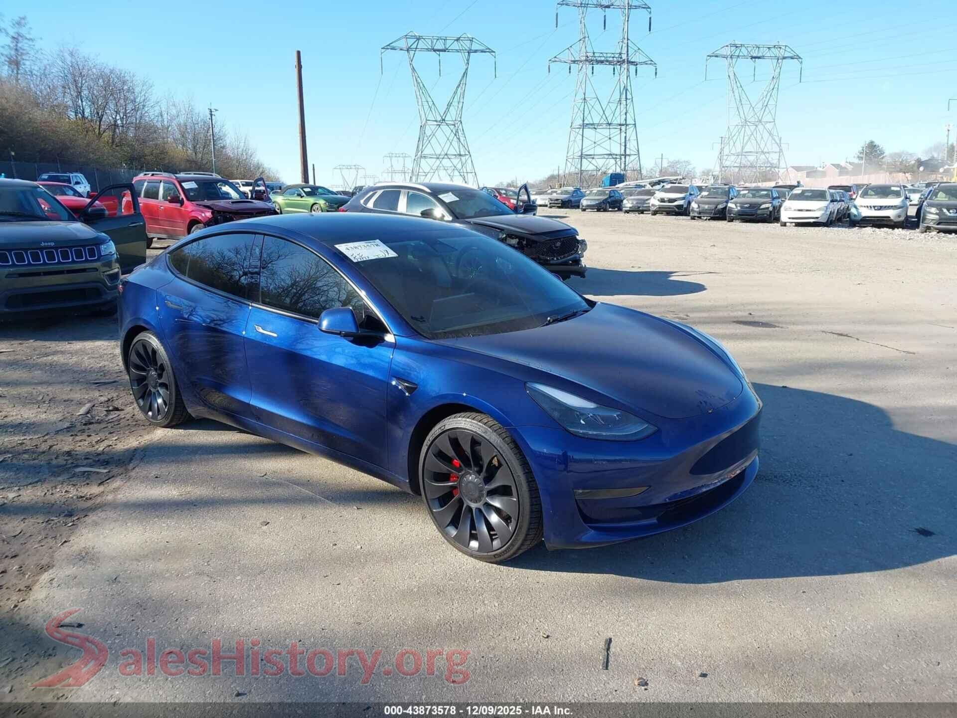 2023 TESLA MODEL 3 — VIN 5YJ3E1EC8PF497320
