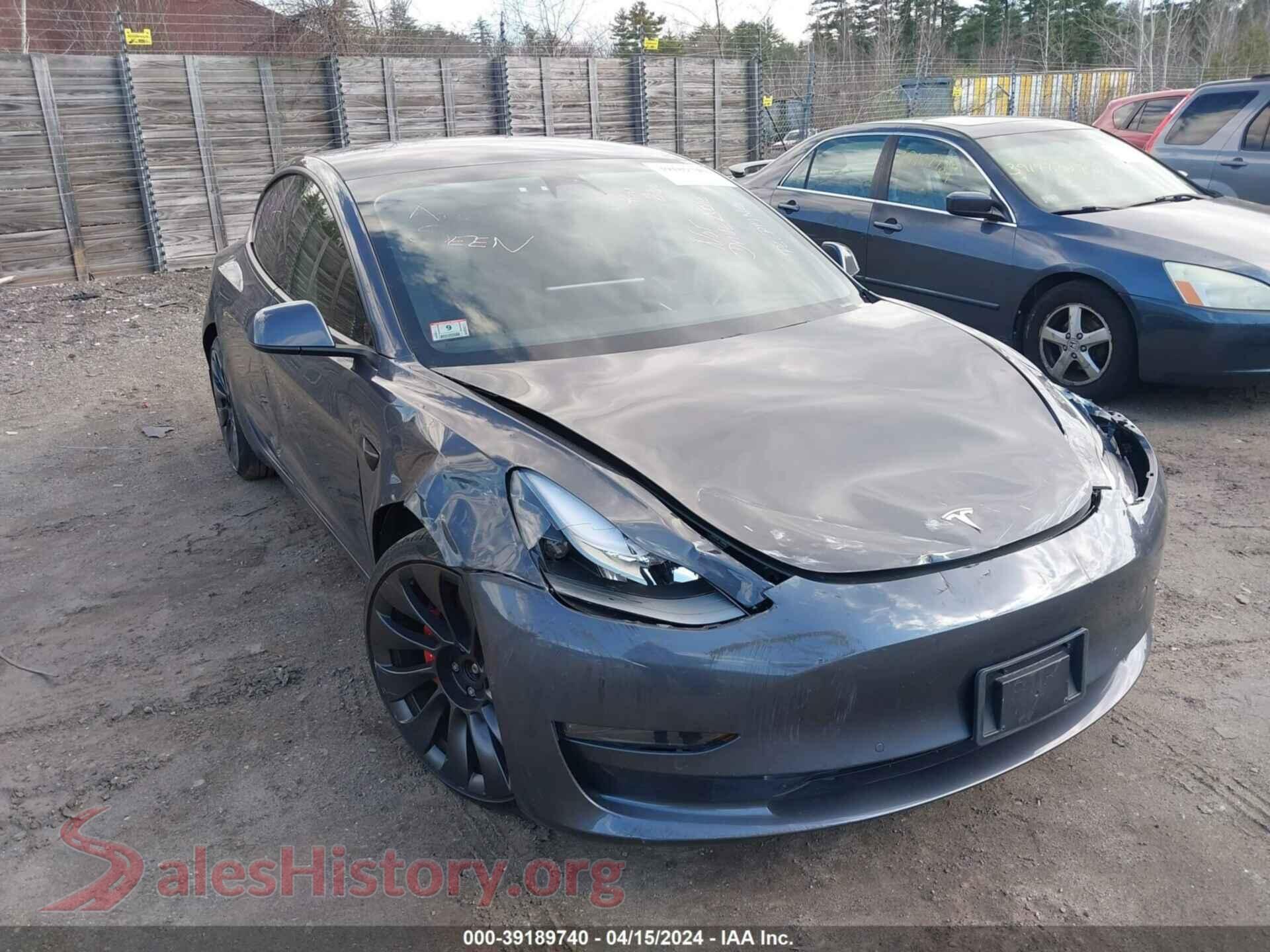 2021 TESLA MODEL 3 — VIN 5YJ3E1ECXMF061872