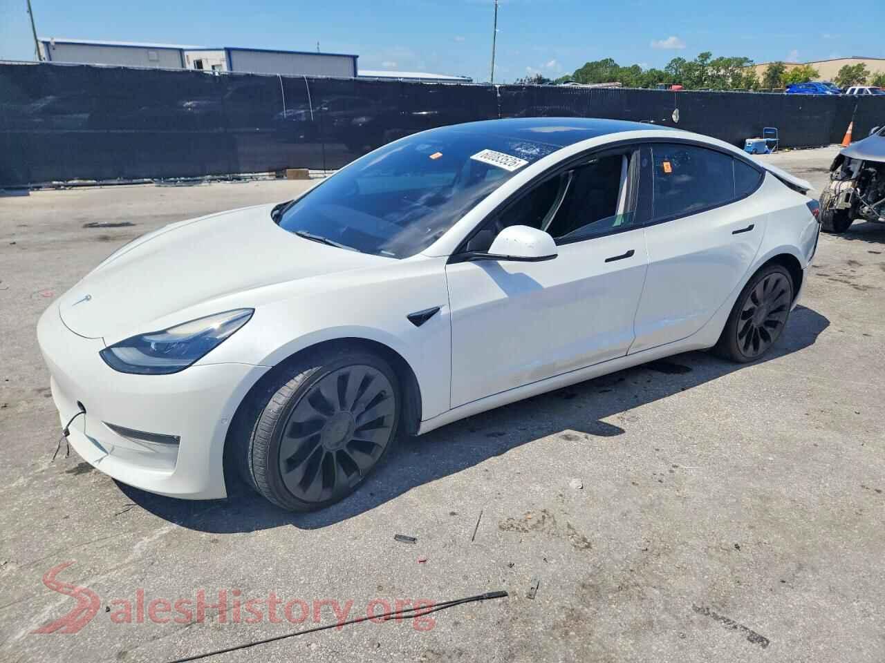 2021 TESLA MODEL 3 — VIN 5YJ3E1ECXMF088456