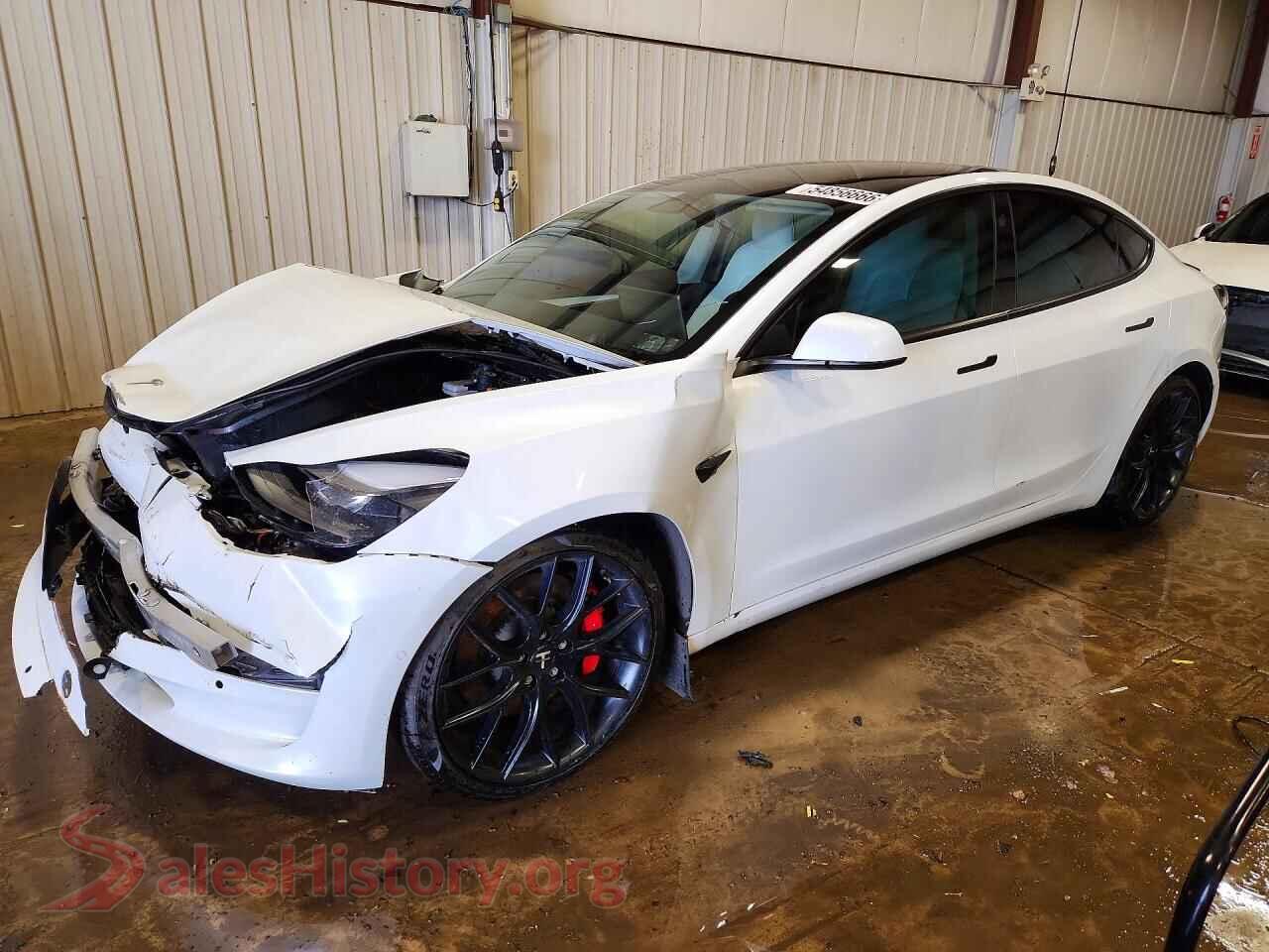 2022 TESLA MODEL 3 — VIN 5YJ3E1ECXNF275889