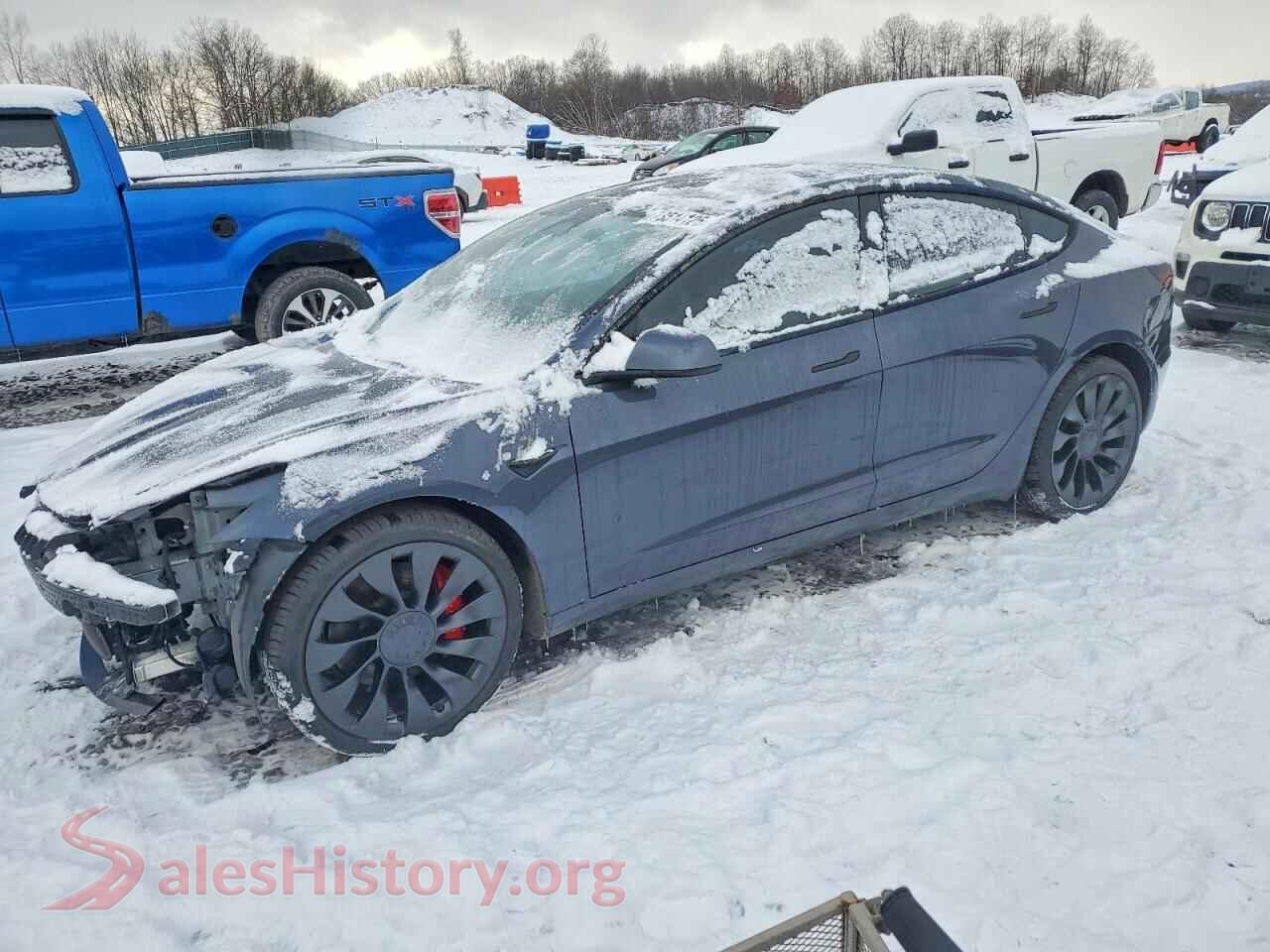 2023 TESLA MODEL 3 — VIN 5YJ3E1ECXPF588041