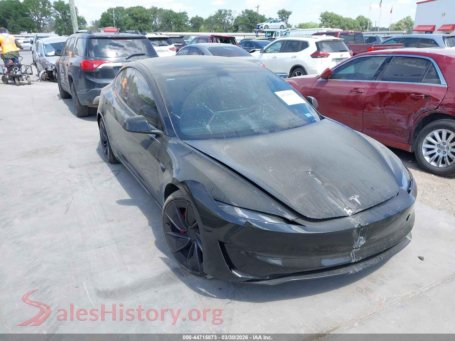 2024 TESLA MODEL 3 — VIN 5YJ3E1ET0RF826630