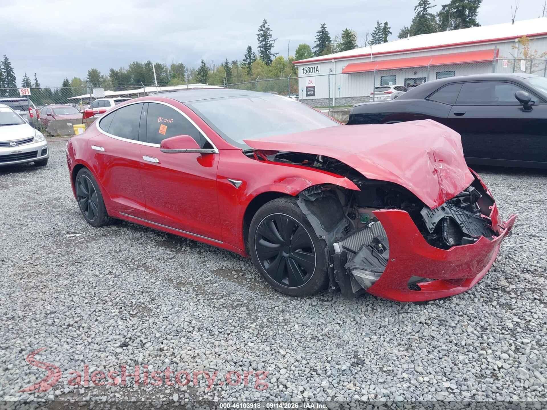 2020 TESLA MODEL S — VIN 5YJSA1E22LF400668