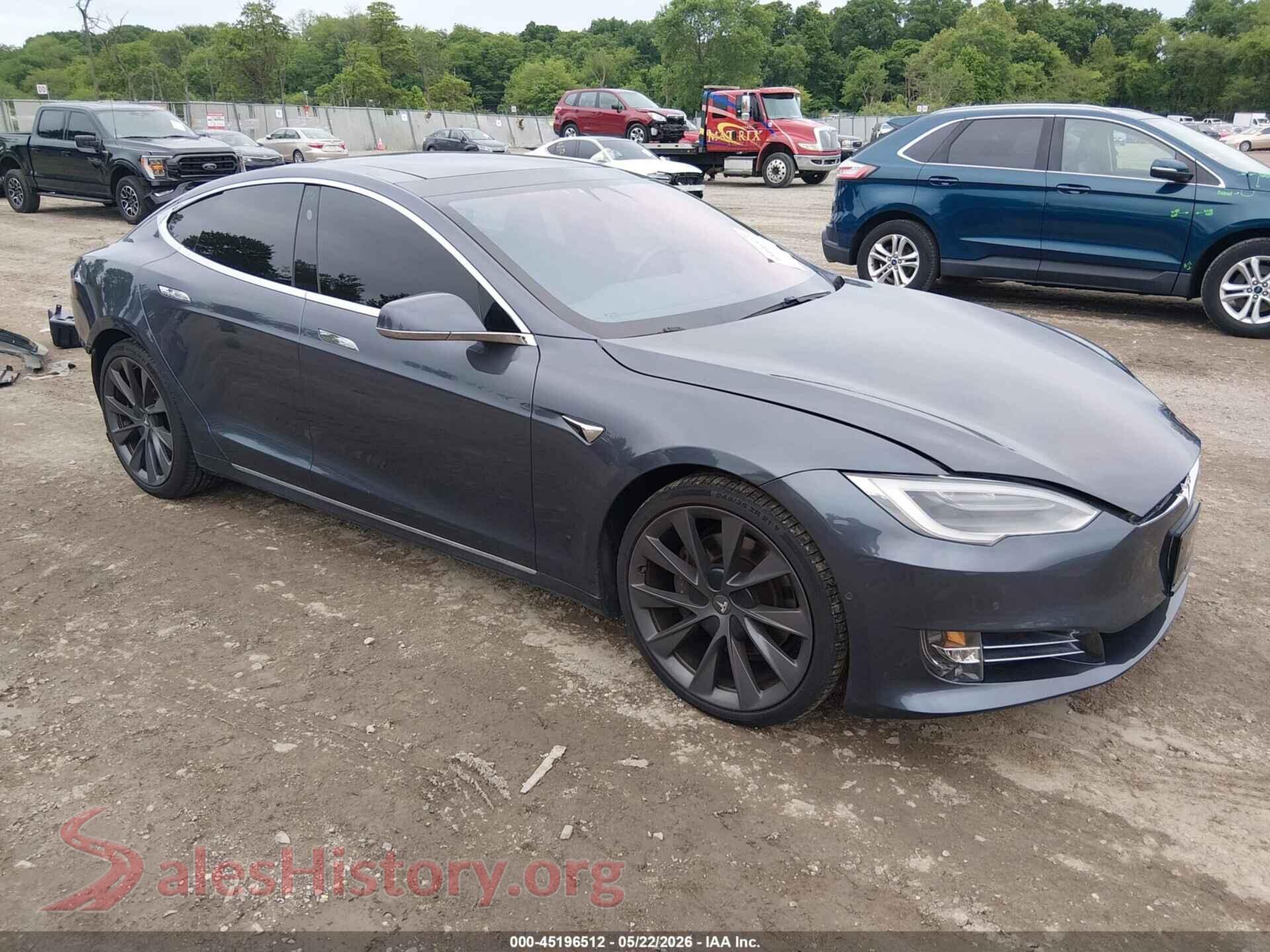 2019 TESLA MODEL S — VIN 5YJSA1E26KF300801